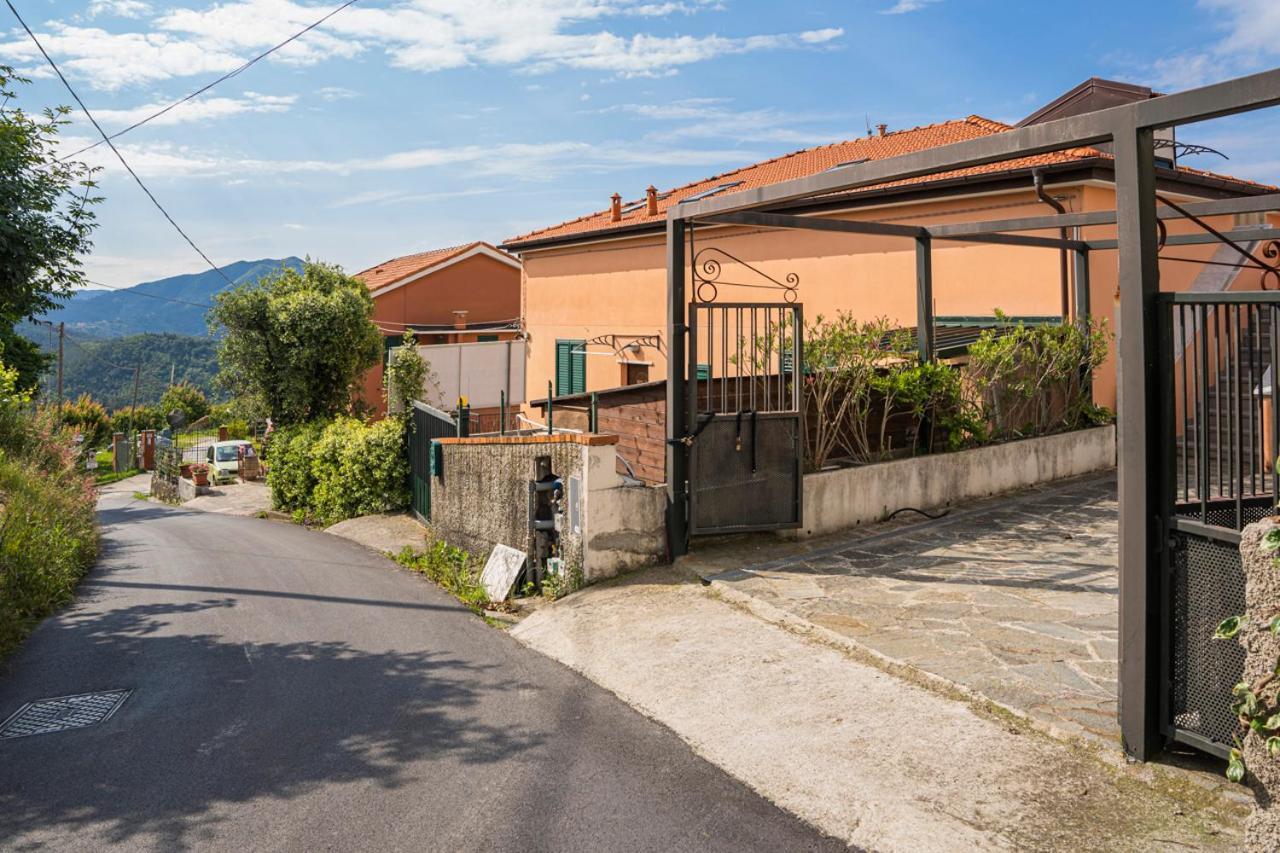 セストリ・レヴァンテ016 - Casa Tranquilla Vista Mare, Pace E Natura - 10 Minuti Dalla Spiaggiaアパートメント エクステリア 写真