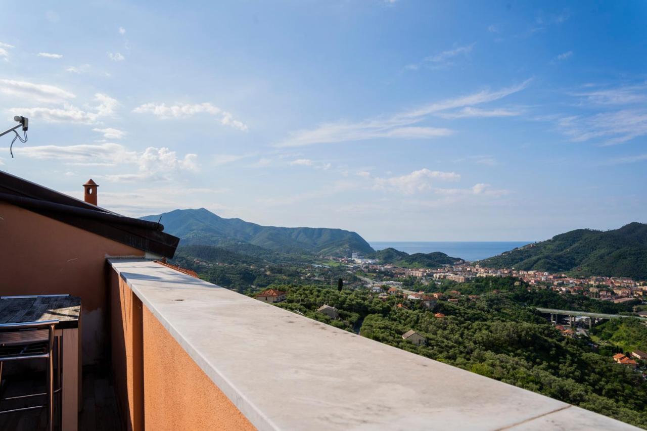 セストリ・レヴァンテ016 - Casa Tranquilla Vista Mare, Pace E Natura - 10 Minuti Dalla Spiaggiaアパートメント エクステリア 写真