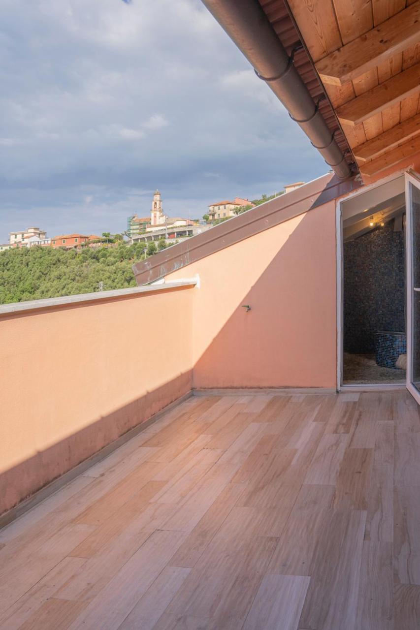 セストリ・レヴァンテ016 - Casa Tranquilla Vista Mare, Pace E Natura - 10 Minuti Dalla Spiaggiaアパートメント エクステリア 写真
