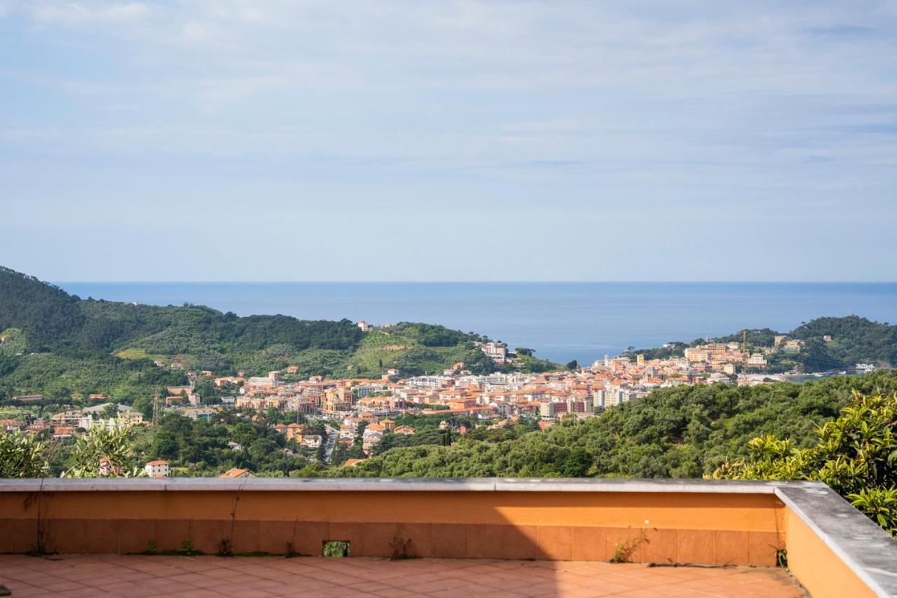 セストリ・レヴァンテ016 - Casa Tranquilla Vista Mare, Pace E Natura - 10 Minuti Dalla Spiaggiaアパートメント エクステリア 写真