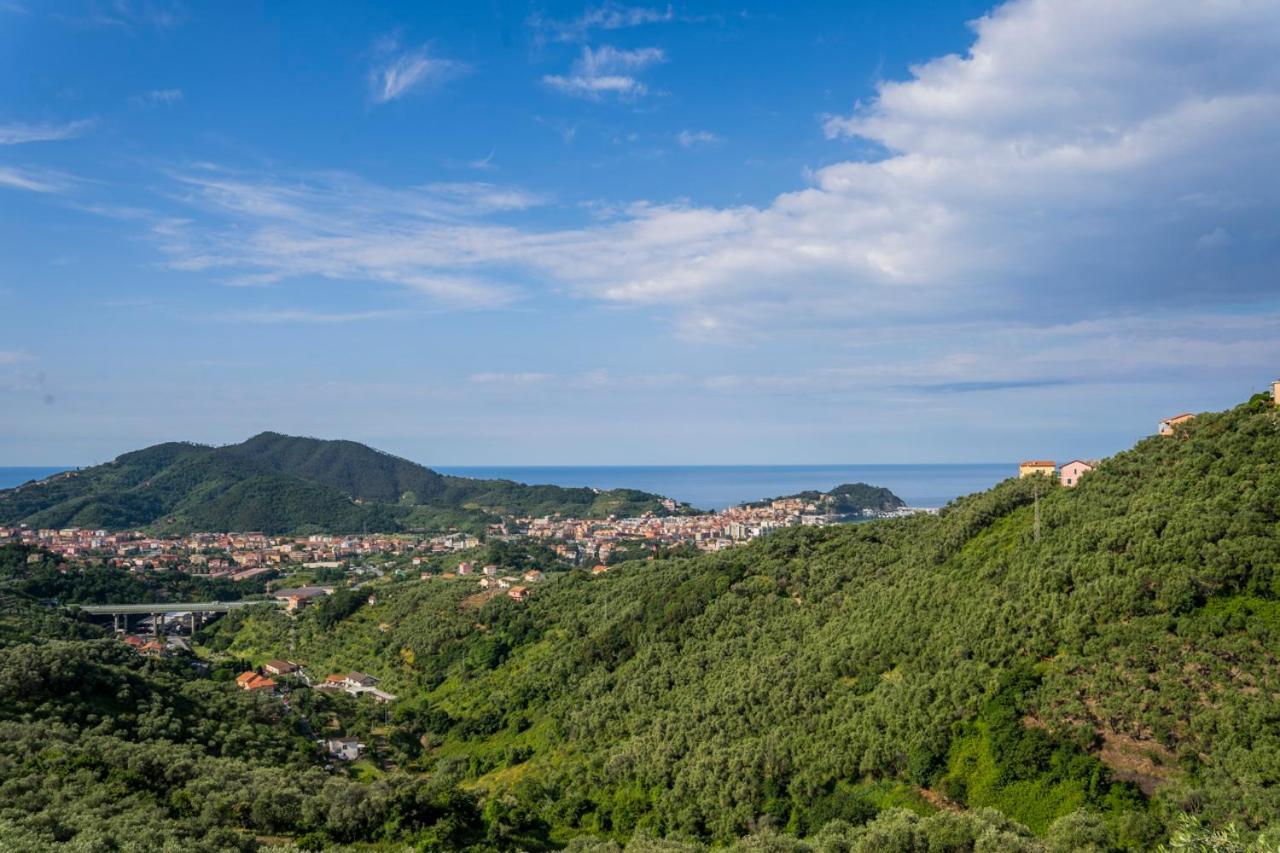 セストリ・レヴァンテ016 - Casa Tranquilla Vista Mare, Pace E Natura - 10 Minuti Dalla Spiaggiaアパートメント エクステリア 写真